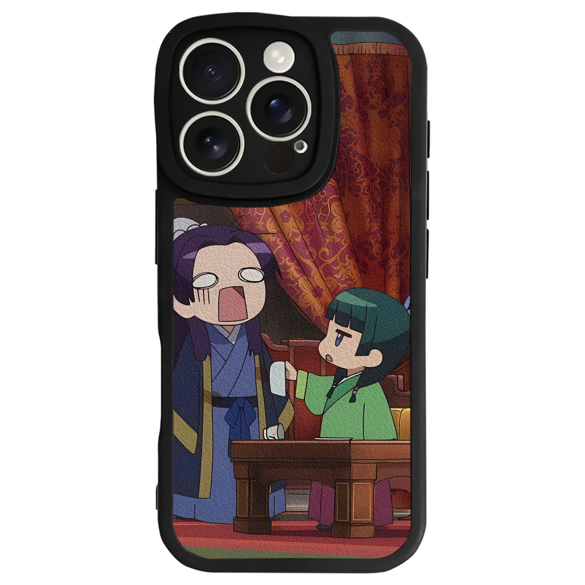 薬屋のひとりごと The Apothecary Diaries 【iPhone 16シリーズ対応】シリコンスマホケース（レザー調） 材質：シリコン